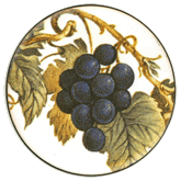 Grapes Single Small On White