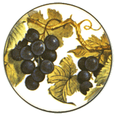 Grapes- Small Double on White